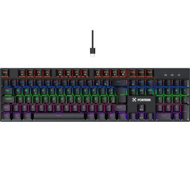 Imagem de Teclado Gamer Mecânico Fortrek Gravity 100 Fullsized Preto
