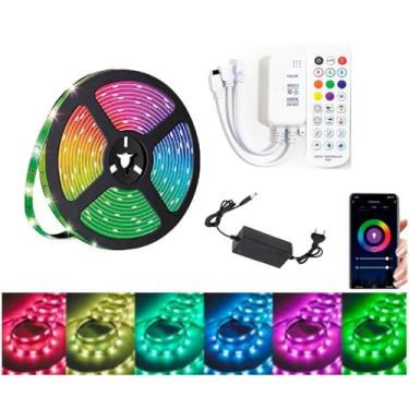 Imagem de Smart Fita de LED 5050 5 METROS BLUETOOTH Ritmica Musical para decoração de SANCA Quarto TV