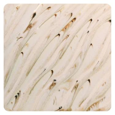 Imagem de AMACO Potter's Choice Flux High Fire Glaze Pint, 473.6 g (473 ml), Cone de fogo médio-alto em camadas 5-6 esmalte "PCF" para Bisque, PCF-74 River Birch Glossy Cream