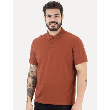 Imagem de Polo Ellus Masculina Piquet Classic Easa Terracota-Masculino