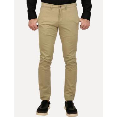 Imagem de Calça Tommy Hilfiger Masculina Slim Bleeker THFlex Chino Stretch Cáqui-Masculino