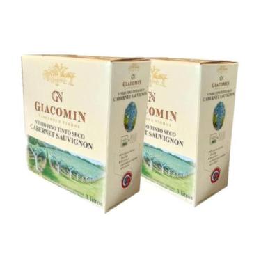 Imagem de Vinho Cabernet Sauvignon Giacomin - Kit 2 Bags De 3L - Vinícola Giacom