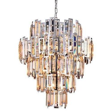 Imagem de Lustre Hera Transparente Com Metal - Arquitetizze, Lustre, Transparent