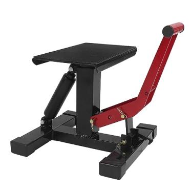 Imagem de KIMISS Suporte de Elevador Hidráulico Ajustável para Motocicletas Off-road - Aço, Design Ergonômico, Seguro, Adequado para Uso Em Garagem e Oficina