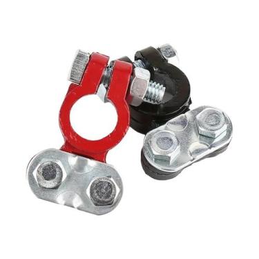 Imagem de Conectores De Terminal De Bateria De Carro 2 Peças Positivo Negativo P