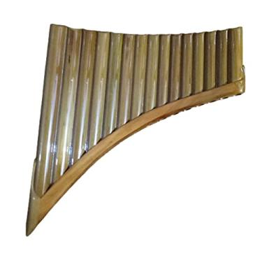 Imagem de Flauta panela, 15 furos, flauta panela, 15 tons, flauta de panela, chave C, bambu amargo, flauta