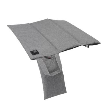 Imagem de Acouto Almofada Aquecida Dobrável - Almofada de Temperatura de Aquecimento USB Camping e Caminhada - de Cadeira Dobrável Portátil e Confortável Com Pano e Atividades de Material de Algodão Pérola