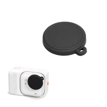 Imagem de SZZCNOX Capa de lente de silicone GO Ultra para câmera esportiva Insta360 GO, capa de proteção de lente macia à prova de choque, tampa contra poeira para acessórios Insta360 GO Ultra (preto)