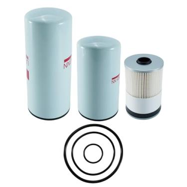 Imagem de Filtro de combustível FF5825NN Filtro de lubrificante de óleo LF14000NN Separador de água de combustível FS19765 Kit de troca adequado para motores Cummins ISX15 substituir 5599456 5365988 DBF6776