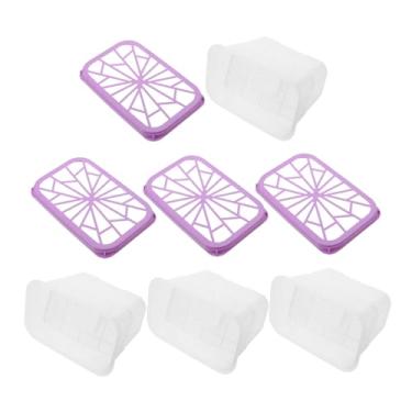 Imagem de Hemobllo 4 caixas vazias com absorção de umidade com design de fluxo de ar aprimorado, recipientes de plástico reutilizáveis para guarda-roupas, armários e espaços internos, estojos de desumidificador