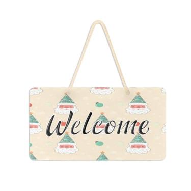 Imagem de Burbuja Placa de boas-vindas de gnomos para porta da frente, placa de boas-vindas de PVC para decoração de férias de casa de fazenda, 15 x 28 cm