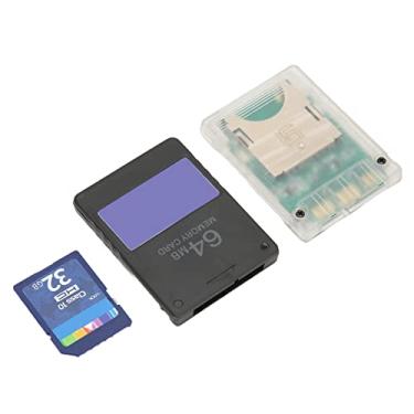 Imagem de Acouto Adaptador de Cartão de Console Leitor de Cartão de Armazenamento Plug and Play Com 32G e 64MB FMCBV1.966 para (#11)