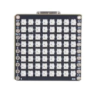 Imagem de aqxreight Placa de Desenvolvimento para ?S3 Chip 8x8 LED Array Micro Development Board Com WIFI e de Baixo Consumo um Desempenho que Xtensa Bit Usa Array Este LED para Placa
