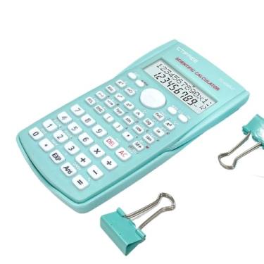 Imagem de Calculadora científica colorida, calculadora científica com design bonito para escola e negócios (verde)