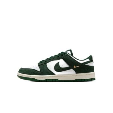 Imagem de Nike Dunk Low - Feminino (Summit/Gorge Verde/Ouro metálico), Summit White Gorge Green Sail, 35