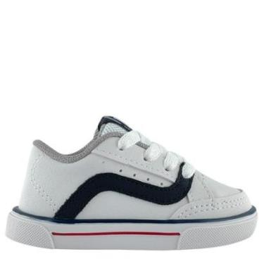 Imagem de Tênis Molekinho Preto Branco Meninos - 2133688-Masculino