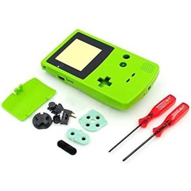 Imagem de Capa de substituição completa para Nintendo Gameboy Color GBC (verde-limão)