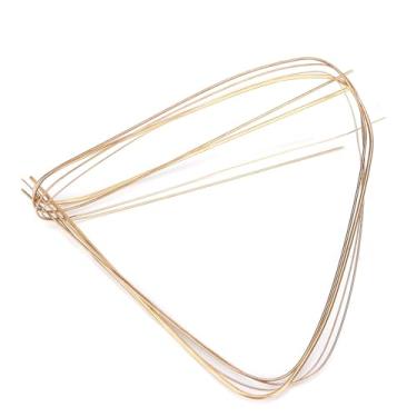 Imagem de Luqeeg Conjunto Prático de Fio de Solda de Liga de Alumínio e Cobre Prateado para Fazer Joias, 4 Peças 0,5 Mm 0,7 Mm 1,0 1,5 para Designers de Joias