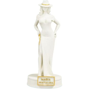 Imagem de Estátua Maria Navalha Imagem Umbanda Candomblé (Cor Mármore Dourado)