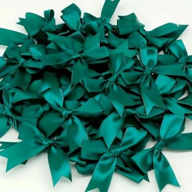 Imagem de 50 laços de fita de embrulho para presente – laços pequenos de 8 cm para embrulho de presente para Natal/Ano Novo/Halloween, decorações de festa, decoração de casamento, presentes de aniversário