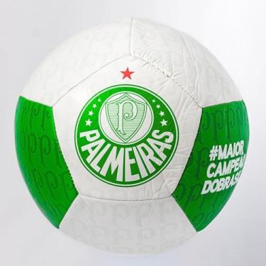 Imagem de Bola Futebol Palmeiras Campo Society Sintético Grama Natural Training Reforçada Costurada Original Oficial
