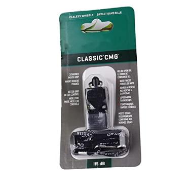 Imagem de Luqeeg CMG Whistle Sports Whistle Árbitro Técnico Clássico de Alto Decibel para Treinamento de Basquete e Futebol (Preto)