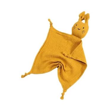 Imagem de Cobertor De Algodão Muslin Para Bebês Com Estampa De Gato E Coelho, To