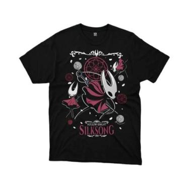 Imagem de Camiseta Unissex Oversized De Algodão Hollow Knight Silksong Y2k De Ma