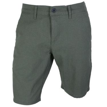 Imagem de Bermuda Sarja Masculina Ogochi Verde Musgo - 9376-Masculino