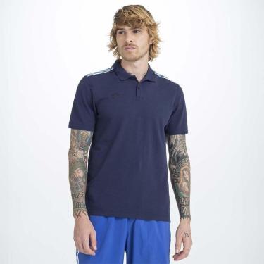 Imagem de Camisa Pólo Masculina Umbro Essence- Marinho-Masculino