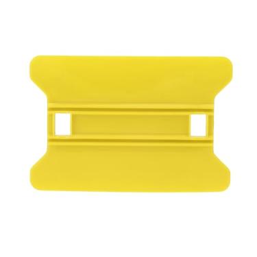 Imagem de VekAuto 1 peça de rodo de carro para filme amarelo 11 cm l ferramenta raspadora multifuncional para lavar, limpar papel de parede de vidro