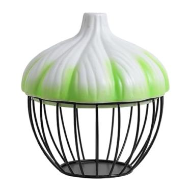 Imagem de predolo Cesto para armazenar alho, fruteiras e outros alimentos. Ideal para decoração de casa, buffet, cozinha e festas. Versátil perfeito para festas, Verde