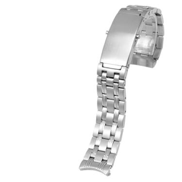 Imagem de RORFFK Pulseira masculina de aço inoxidável prata 316L de 20 mm para Omega Seamaster 300 Speedmaster Planet Ocean, 18mm, Ágata