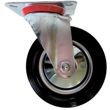 Imagem de Rodízio Giratório de Borracha s/ Trava 6 Pol 160mm Beltools