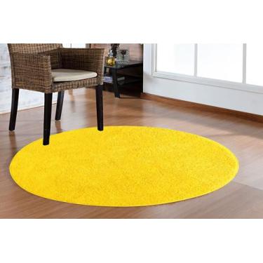 Imagem de Tapete redondo 2x2 100% antiderrapante não risca o piso pelo super mac