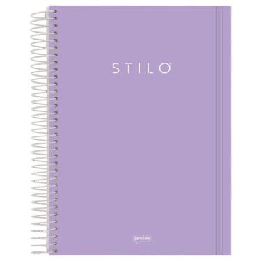 Imagem de Caderno Universitário 1M PP 80F Stilo Lilás Pastel 6886177- Jandaia, U