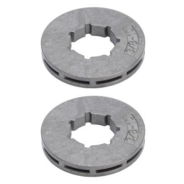 Imagem de AYNEFY Roda Dentada de Motosserra de 10 Dentes Roda Dentada de Motosserra de 22 Mm, 2 Unidades 3/8 pol. 10 Dentes de Alta Resistência, Construção Robusta, Serra de Corrente, Tambor de Embreagem,