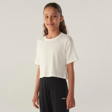 Imagem de Camiseta Fila Essentials Canelada Juvenil-Unissex