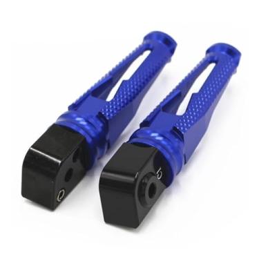 Imagem de Anti-derrapante Pedais traseiros para passageiros, para z750 z900 z1000 zx6r z800 zx10r ER-6N ER-6F z900rs(Azul)