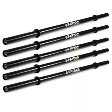Imagem de Kit 5 Fat Bar Barra Olímpica 1,80 m-Unissex