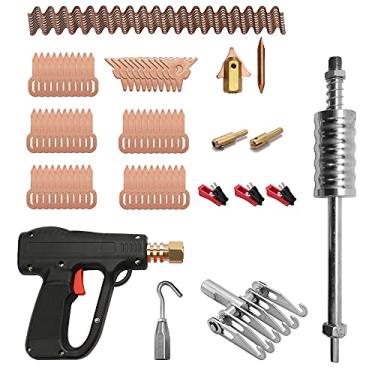Imagem de Kit de Arrastador Dentes 81 peças Ferramentas Reparo Carro Eletrodos Solda por Ponto Máquina Spotter Dispositivo Removedor para Remover e Endireitar