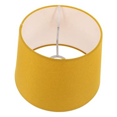 Imagem de Abajur abajur de mesa, abajur para lâmpadas de chão, plataforma suspensa de tecido, lâmpada de mesa amarela