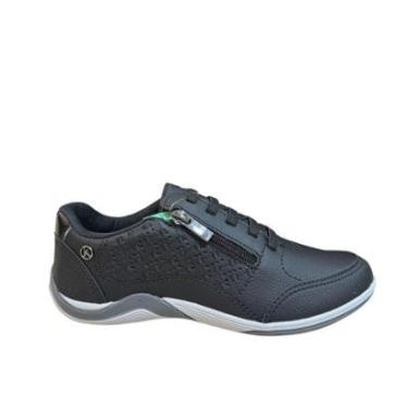 Imagem de Tênis Kolosh C3675 Feminino Preto Casual Confortável-Feminino