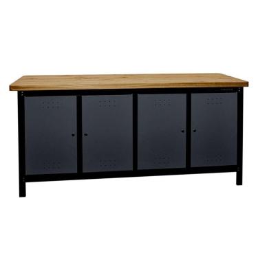 Imagem de Bancada Profissional Fechada 2,00 Metros Dark Presto