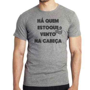 Imagem de Camiseta Estocar vento Blusa criança infantil juvenil adulto camisa ta