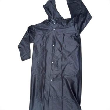 Imagem de Capa De Chuva Forrada Brascamp Preta Media 6278