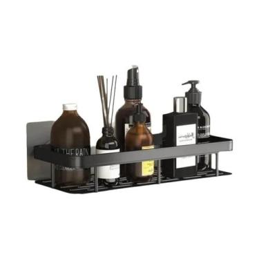Imagem de Prateleira De Banheiro Em Liga De Alumínio Sem Furação 1/2/3 Peças Sup