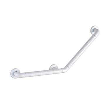 Imagem de Barra de apoio para corrimão de banheiro – Alça antiderrapante de aço inoxidável de 135 graus, barra de suporte de parede para banheiro sem barreiras, barra de suporte de banheiro para idosos e