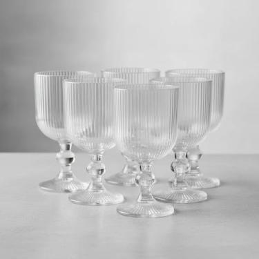 Imagem de Jogo de 6 Taças Cameratta Transparente em cristal ecológico para Água ou Suco 365ml