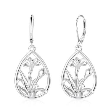 Imagem de fersltily Brincos femininos com pingente de lágrima de prata delicados, brincos boêmios, hipoalergênicos, presentes de aniversário para mulheres, joias vintage, Latão, Sem pedra preciosa